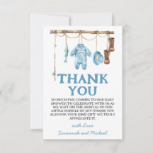 Blue Little Fisherman Baby Shower