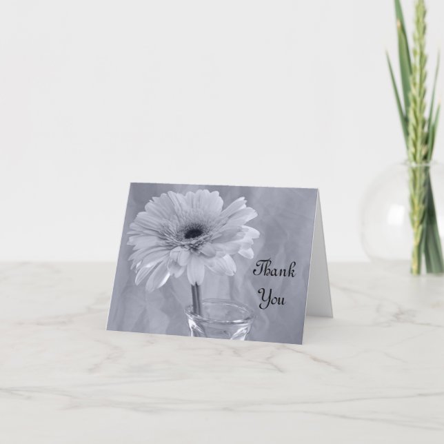 Cartão De Agradecimento Blue Tiny Bridesmaid Obrigado (Frente)