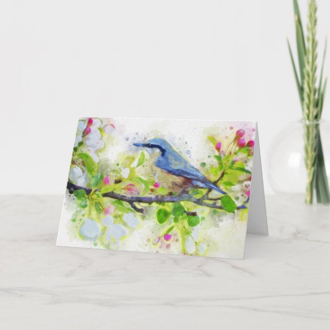 CARTÃO DE AGRADECIMENTO BLUEBIRD BLANK ALL-OCCASION CARD (Frente)