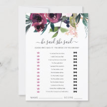 Blush Burgundy Floral Disse Que Disse Que Ela Diss