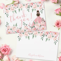 Blush Rosa Floral Quinceañera