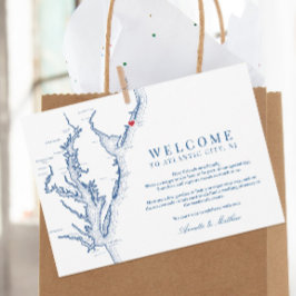 Cartão De Agradecimento Boas-vindas ao casamento de Atlantic City New Jers