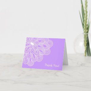 Cartão de Agradecimento Bodas de Noiva Bold Bloom 
