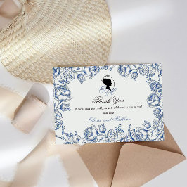 Cartão De Agradecimento Boho Bridgerton Casamento das Flores do Jardim Ele