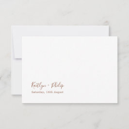 Cartão De Agradecimento Boho Earthy Botânica Elegante Ivory