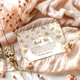 Cartão De Agradecimento Boho Floresta Aniversário Selvagem Um