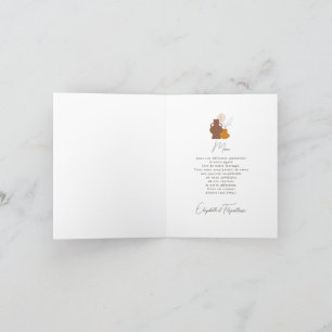 Cartão De Agradecimento Boho Minimalista Vases Dobrado