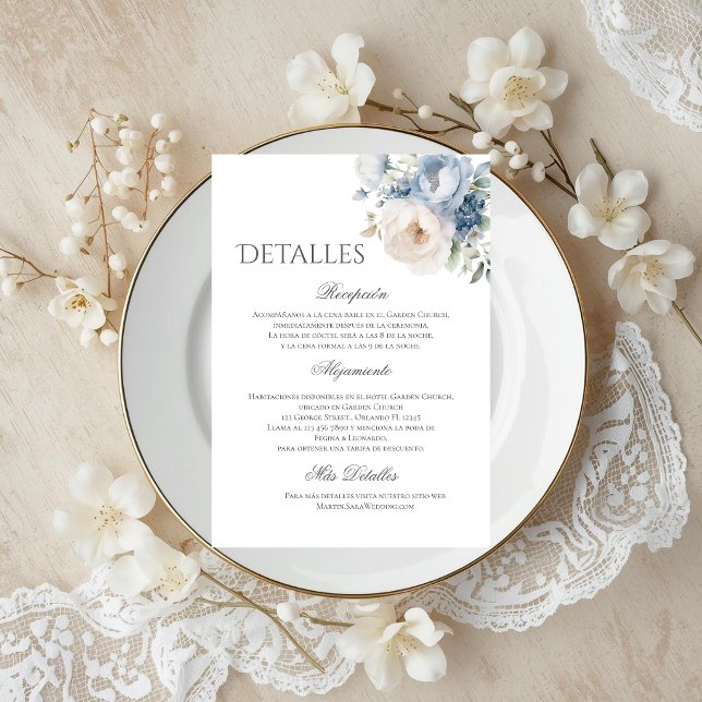 Cartão De Agradecimento Boho Wedding Details in Spanish (Criador carregado)