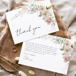 Cartão De Agradecimento Boho Wildflower Chá de panela Garden Obrigado<br><div class="desc">Expresse sua gratidão com nosso Cartões de agradecimentos de Chá de panela Terracotta Wildflower. Esta carta maravilhosamente desenhada captura a essência do charme da natureza, apresentando flores silvestres vibrantes contra um pano de fundo quente de terracota. As delicadas flores silvestres simbolizam a beleza e a singularidade de cada momento partilhado...</div>