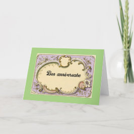 Cartão De Agradecimento Bon anniversaire (Feliz Aniversário)