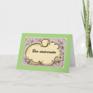 Cartão De Agradecimento Bon anniversaire (Feliz Aniversário)