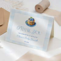 Bonito Chá de fraldas De Brunch De Blueberry Obrig