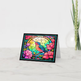 Cartão De Agradecimento Bonito Hummingbird