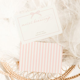 Cartão De Agradecimento Bonjour Bébé Pink Paris Eiffel Tower Baby Shower