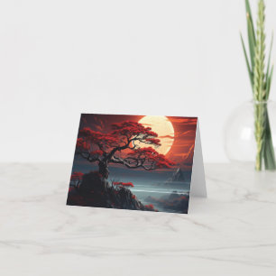 Cartão De Agradecimento Bonsai Tree