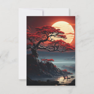 Cartão De Agradecimento Bonsai Tree