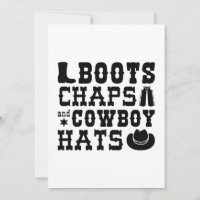 Boots Chaps E Chapéus De Cowboy