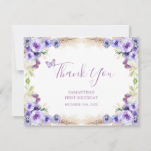 Borboleta Flutuada de Um Ano Primeiro Aniversário 