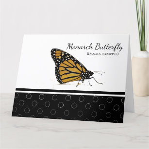 Cartão De Agradecimento borboleta monarca