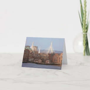 Cartão De Agradecimento Boston--thank you