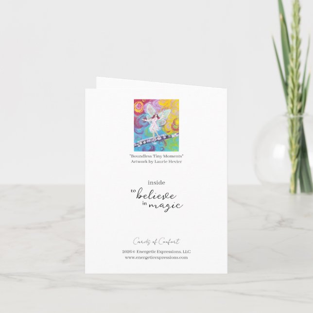 Cartão De Agradecimento Boundless Tiny Moments – Greeting Card (Verso)