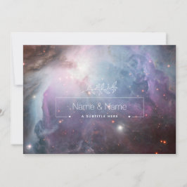 Cartão De Agradecimento Branca orgânica favor retro nebulosa de orion EDIT