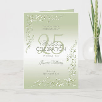 Cartão De Agradecimento Breezeway Decoration 25 Birthday