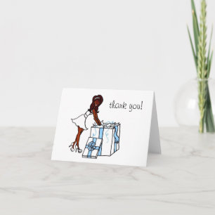 Cartão De Agradecimento Bridal Obrigado (vazio)