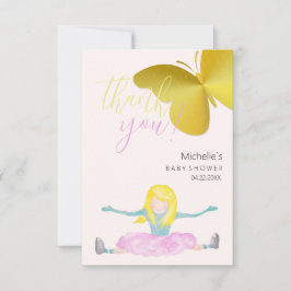 Cartão De Agradecimento Brilhando Como Uma Ilustração De Aquarela De Menin