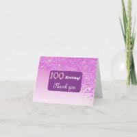 Brilhante Rosa, 100º Aniversário Obrigado