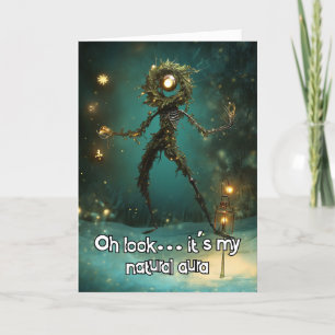 Cartão De Agradecimento *~* Brilho Impressionante Mágico 11 AP97 Natal