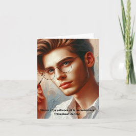 Cartão De Agradecimento Briller Malgré Tout, carte pour tous