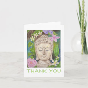 Cartão De Agradecimento Buddha Flower thank you card