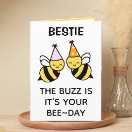 Cartão De Agradecimento Bumblebee Bonito Feliz Aniversário Feliz Amigo de 