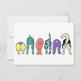 Cartão De Agradecimento Bumbuns Coloridos