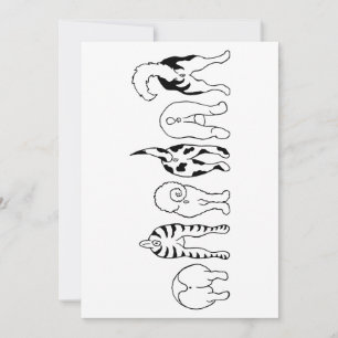 Cartão De Agradecimento Bumbuns de cães