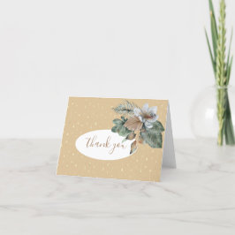 Cartão De Agradecimento Buquê Modern Boho