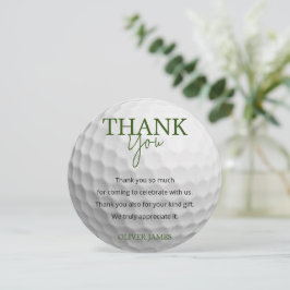 Cartão De Agradecimento Buraco no aniversário de um menino