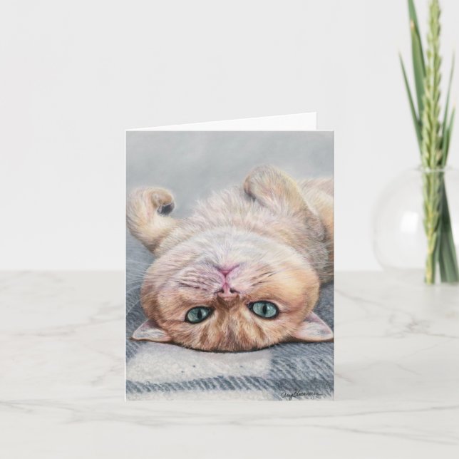 Cartão De Agradecimento ButterBiscuit dobrou a placa de 4"x5,6" (Frente)