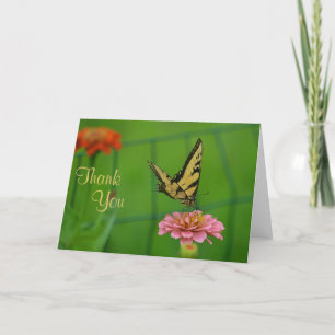 Cartão De Agradecimento Butterfly Thank You Card