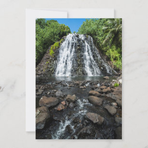 Cartão De Agradecimento Cachoeira Tropical Kepirohi
