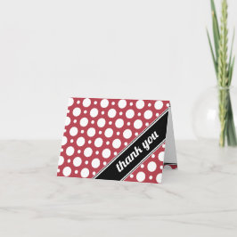 Cartão de Agradecimento Café Merlot Vermelho Assor