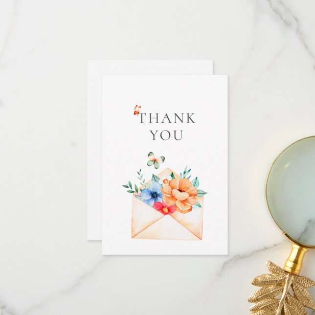 Cartão De Agradecimento Café Padaria Paris Aquarela  (Frente/Verso In Situ)