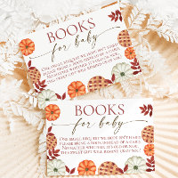 Cair Pumpkin Book Request Baby Show Enclosure Card