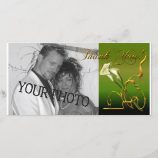 Cartão De Agradecimento Calla Obrigado