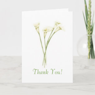 Cartão De Agradecimento Calla Thank You!