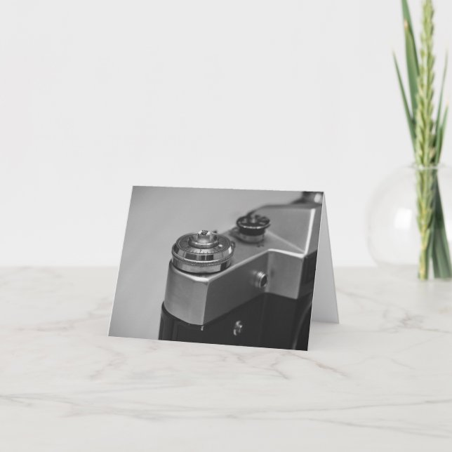 Cartão De Agradecimento Câmera retrorreflectora (Frente)