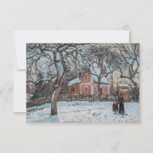 Cartão De Agradecimento Camille Pissarro - Chataigniers a Louvecienne