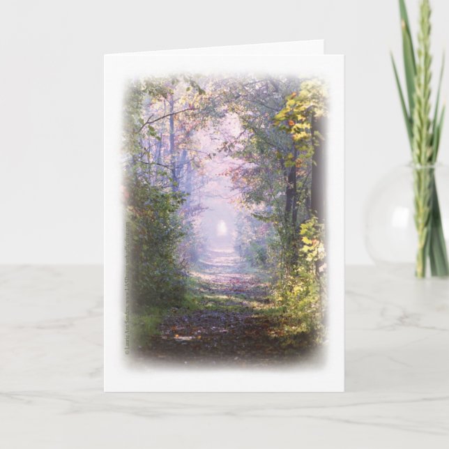 Cartão De Agradecimento Caminho (Frente)