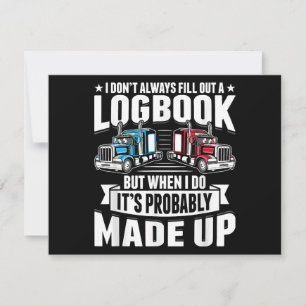 Cartão De Agradecimento Caminhoneiro Engraçado Caminhão-Caminhoneiro